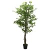 Artificial Ficus Tree 1008 Leaves 180 cm Green