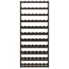 8721012193161_g_en_hd_1.jpg Wine Rack for 77 Bottles Black Solid Wood Pine