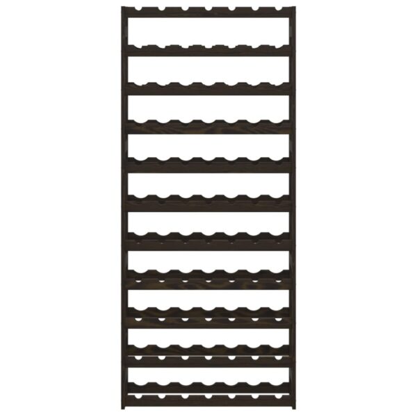 8721012193161_g_en_hd_1.jpg Wine Rack for 77 Bottles Black Solid Wood Pine