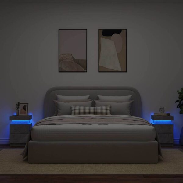 8721012253407_g_en_hd_2.jpg Bedside Cabinets with LED Lights 2 pcs Concrete Grey 35x39x55 cm