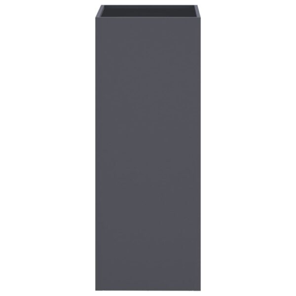 Planter Anthracite 32x29x75 cm Steel