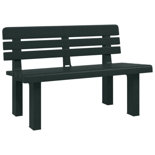 8721102656231_a_en_hd_1.jpg Garden Bench Green 110x52x71 cm Polypropylene
