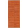 Barn Door Wax Brown 90x208 cm Solid Wood Pine