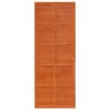 Barn Door Wax Brown 80x208 cm Solid Wood Pine