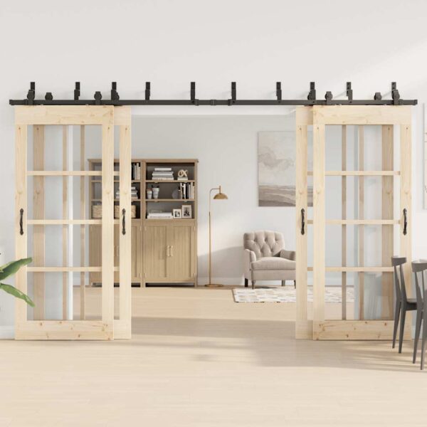 8721102857508_g_en_hd_1.jpg Sliding Door Hardware Kit 366 cm Steel Black