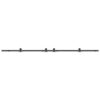 Sliding Door Hardware Kit 305 cm Steel Black