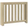 Radiator Cover Sonoma Oak 104x20x82 cm Engineered Wood