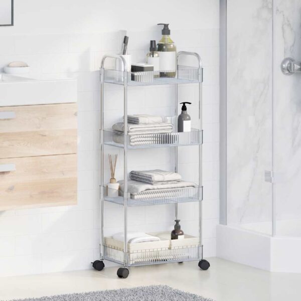 8721102959271_g_en_hd_1.jpg Storage Trolley 4-Tier Transparent 37x28x95 cm Acrylic