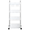 8721102959288_g_en_hd_2.jpg Storage Trolley 4-Tier Transparent 37x28x95 cm Acrylic