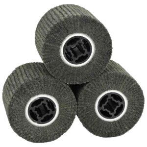 Sanding Rollers 3 pcs Black 12 x 12 x 10 cm Synthetic Fibre