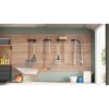 Garden Tool Storage Racks Wall Mounted 4 pcs BlackÂ Steel
