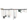 Garden Tool Storage Racks Wall Mounted 8 pcs BlackÂ Steel