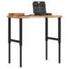 Workbench 100x60x(73-99.5) cm Solid Wood Acacia Rectangular