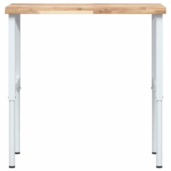 Workbench 100x60x(73-99.5) cm Solid Wood Acacia Rectangular