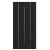 Kitchen Wall Cabinet Lucca Black Engineered Wood