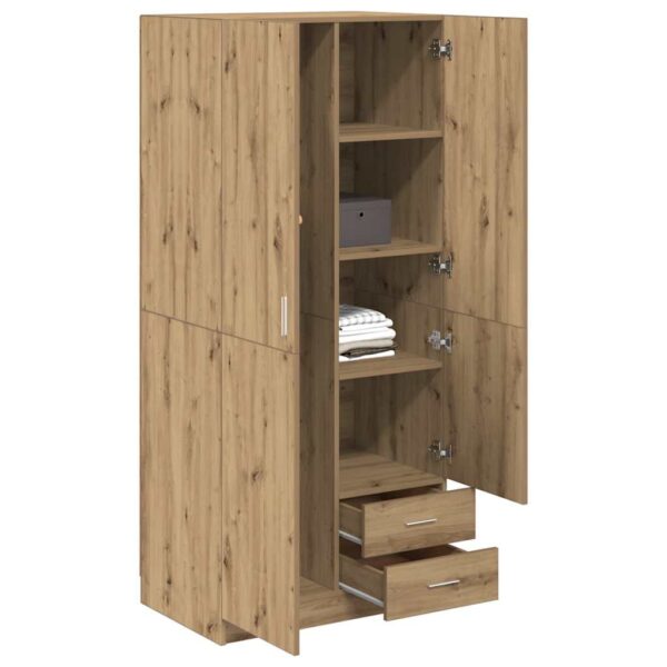 8721158434623_g_en_hd_1.jpg Wardrobe Artisian Oak 80x52x180 cm Engineered Wood