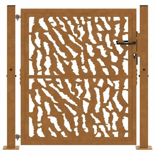 Garden Gate 100x100 cm Weathering Steel Trace Design