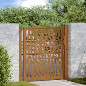 Garden Gate 100x100 cm Weathering Steel Trace Design