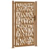 Garden Gate 100x175 cm Weathering Steel Trace Design