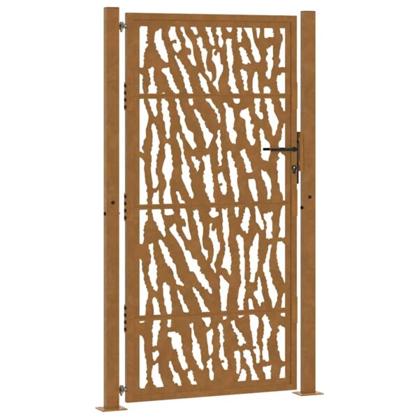 Garden Gate 100x175 cm Weathering Steel Trace Design