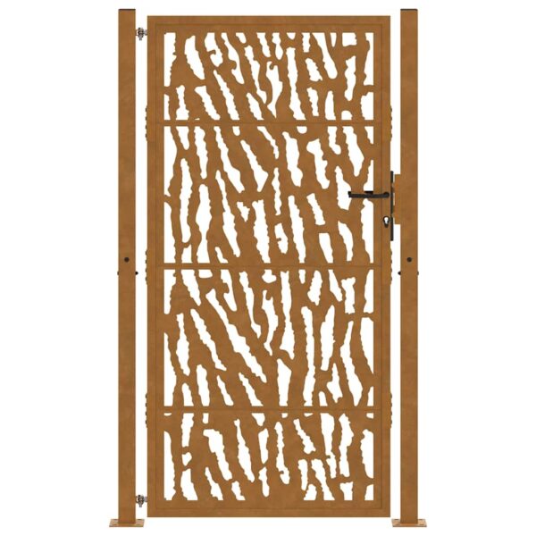 Garden Gate 100x175 cm Weathering Steel Trace Design