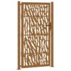 Garden Gate 100x200 cm Weathering Steel Trace Design