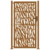 Garden Gate 100x200 cm Weathering Steel Trace Design