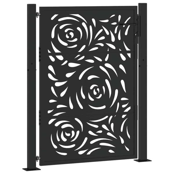 8721158572677_a_en_hd_1.jpg Garden Gate Black 100x125 cm Steel Flame Design
