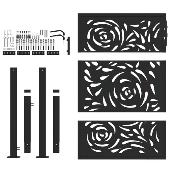 8721158572677_g_en_hd_2.jpg Garden Gate Black 100x125 cm Steel Flame Design