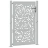 Garden Gate 100x150 cm Weathering Steel Flame Design