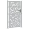 Garden Gate 100x175 cm Weathering Steel Flame Design