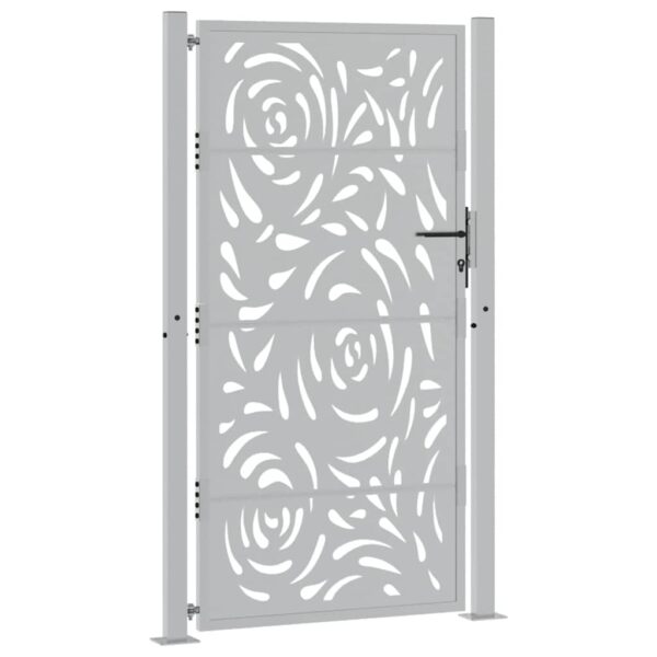 Garden Gate 100x175 cm Weathering Steel Flame Design