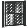 8721158572769_a_en_hd_1.jpg Garden Gate Black 100x100 cm Steel Cross Design