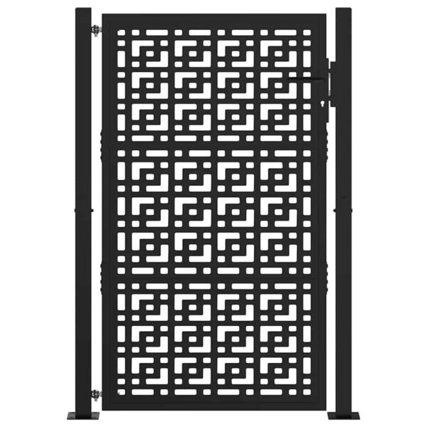 8721158572783_g_en_hd_1.jpg Garden Gate Black 100x150 cm Steel Cross Design