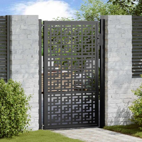 8721158572783_m_en_hd_1.jpg Garden Gate Black 100x150 cm Steel Cross Design