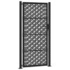 8721158572806_a_en_hd_1.jpg Garden Gate Black 100x200 cm Steel Cross Design