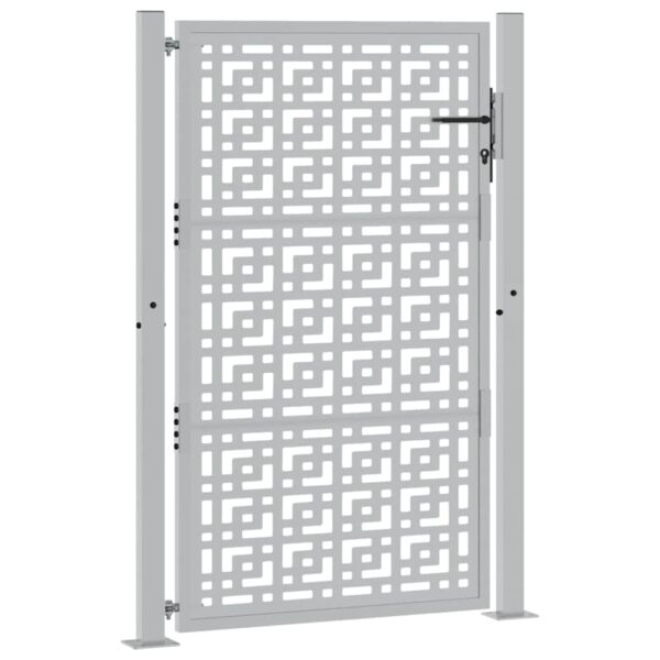 Garden Gate 100x150 cm Weathering Steel Cross Design