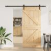 8721158837325_g_en_hd_1.jpg Sliding Door with Hardware Set 80x210 cm Solid Wood Pine