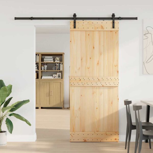 8721158837790_g_en_hd_1.jpg Sliding Door with Hardware Set 85x210 cm Solid Wood Pine