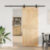8721158838032_g_en_hd_1.jpg Sliding Door with Hardware Set 85x210 cm Solid Wood Pine