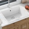 Kitchen Sink White 54 x 44 x 20 cm Granite