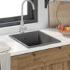 Kitchen Sink Grey 38 x 44 x 20 cm Granite