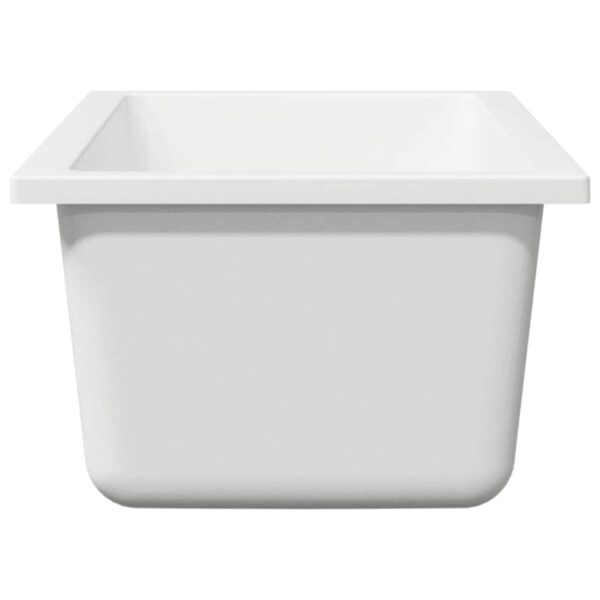 Kitchen Sink White 21 x 44 x 14 cm Granite