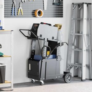 Welding Trolley Black 91 x 47 x 96 cm Steel