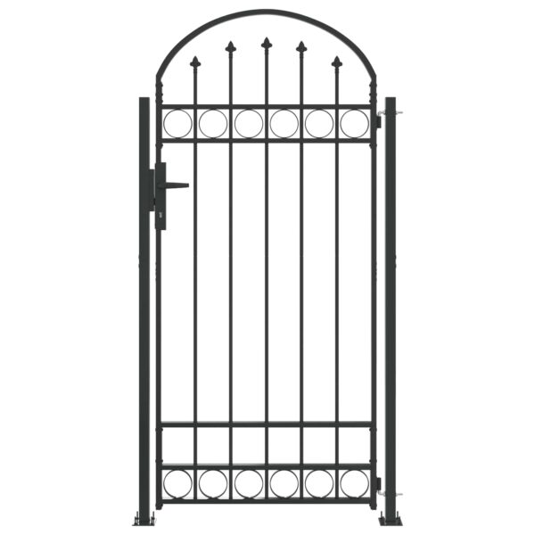 8721288726308_wbg-an-m_en_px16_1.jpg Fence Post with Lock Grey 200 x 88 x 14 cm Steel