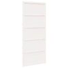 Barn Door White 100 x 2.5 x 208 cm Solid Pine Wood