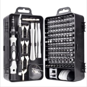 135-in-1 Precision Screwdriver Repair Kit – Magnetic Bits & Carry Case