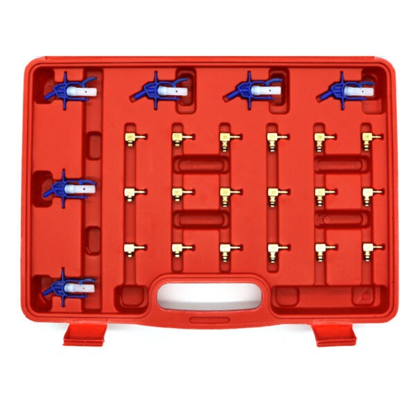Diesel Injector Return Flow Test Adapter Kit – Red Carry Case