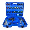 44-Piece Radiator Pressure Tester & Cooling System Leak Test Kit – Blue Case