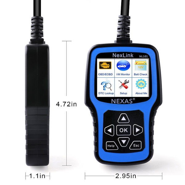 Nexas NL101 OBD2 Car Diagnostic Scanner & Fault Code Reader